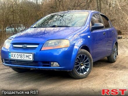 Синий Шевроле Авео, объемом двигателя 1.5 л и пробегом 219 тыс. км за 1850 $, фото 1 на Automoto.ua