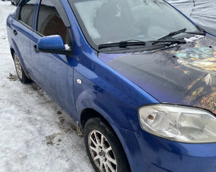 Синий Шевроле Авео, объемом двигателя 1.5 л и пробегом 333 тыс. км за 2100 $, фото 1 на Automoto.ua