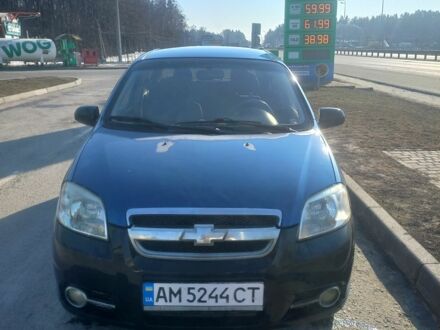 Синий Шевроле Авео, объемом двигателя 1.5 л и пробегом 290 тыс. км за 3200 $, фото 1 на Automoto.ua