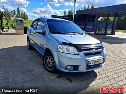 Синий Шевроле Авео, объемом двигателя 1.6 л и пробегом 370 тыс. км за 3500 $, фото 1 на Automoto.ua