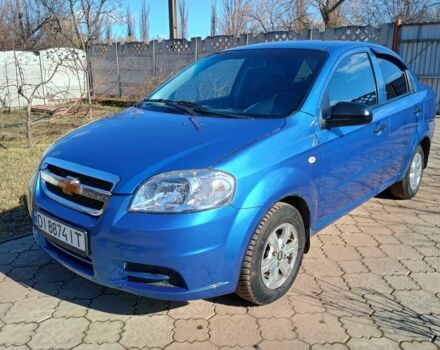 Синий Шевроле Авео, объемом двигателя 1.5 л и пробегом 215 тыс. км за 3950 $, фото 1 на Automoto.ua