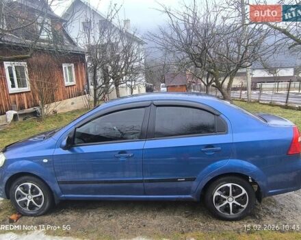 Синий Шевроле Авео, объемом двигателя 1.6 л и пробегом 79 тыс. км за 4500 $, фото 1 на Automoto.ua