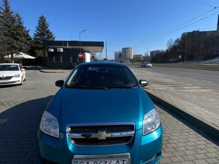 Синий Шевроле Авео, объемом двигателя 1.5 л и пробегом 150 тыс. км за 3102 $, фото 1 на Automoto.ua
