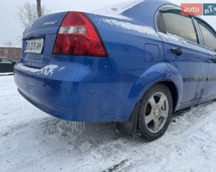 Синий Шевроле Авео, объемом двигателя 1.5 л и пробегом 90 тыс. км за 950 $, фото 1 на Automoto.ua