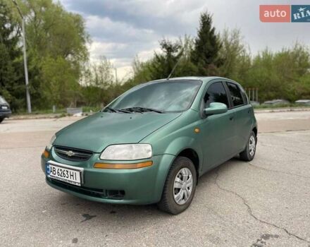 Зеленый Шевроле Авео, объемом двигателя 1.5 л и пробегом 191 тыс. км за 2100 $, фото 1 на Automoto.ua