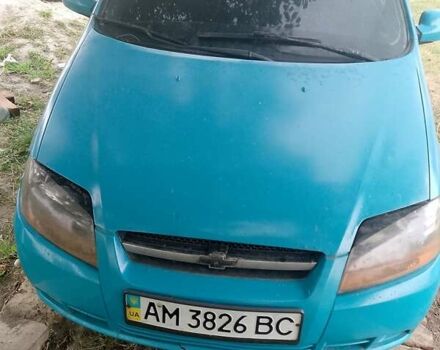 Зеленый Шевроле Авео, объемом двигателя 1.5 л и пробегом 290 тыс. км за 1696 $, фото 2 на Automoto.ua