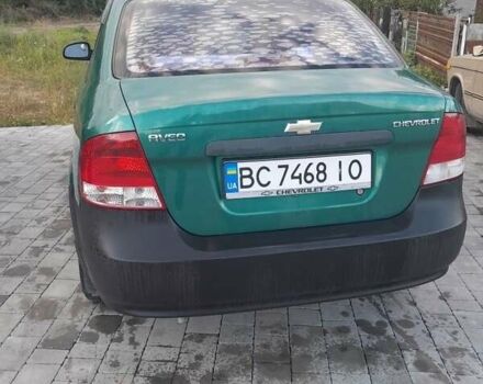 Зеленый Шевроле Авео, объемом двигателя 1.5 л и пробегом 205 тыс. км за 2800 $, фото 1 на Automoto.ua