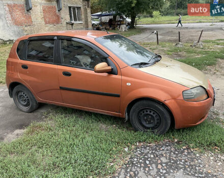 Оранжевый Шевроле Авео, объемом двигателя 1.5 л и пробегом 425 тыс. км за 2300 $, фото 2 на Automoto.ua