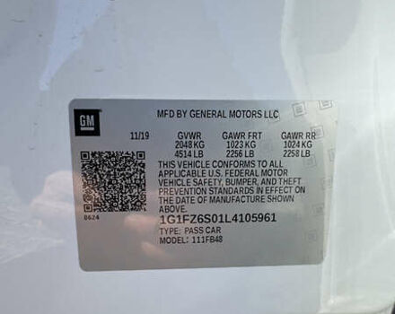 Белый Шевроле Bolt EV, объемом двигателя 0 л и пробегом 77 тыс. км за 16300 $, фото 14 на Automoto.ua