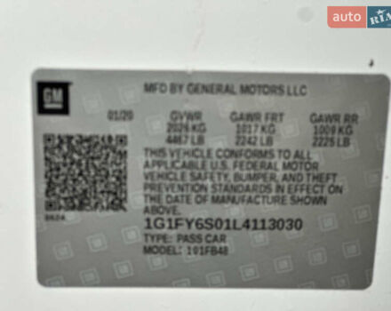 Белый Шевроле Bolt EV, объемом двигателя 0 л и пробегом 116 тыс. км за 16950 $, фото 15 на Automoto.ua