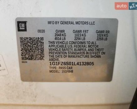 Белый Шевроле Bolt EV, объемом двигателя 0 л и пробегом 37 тыс. км за 3850 $, фото 11 на Automoto.ua