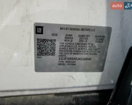 Шевроле Bolt EV, об'ємом двигуна 0 л та пробігом 84 тис. км за 4200 $, фото 11 на Automoto.ua