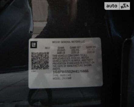 Серый Шевроле Bolt EV, объемом двигателя 0 л и пробегом 122 тыс. км за 13300 $, фото 13 на Automoto.ua