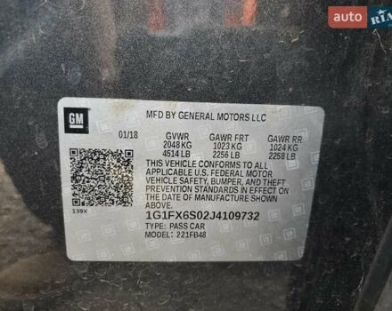 Шевроле Bolt EV 2018 в Виннице на Automoto.ua Серый Шевроле Bolt EV, объемом двигателя 0 л и пробегом 11 тыс. км за 15600 $, фото 10 на Automoto.ua