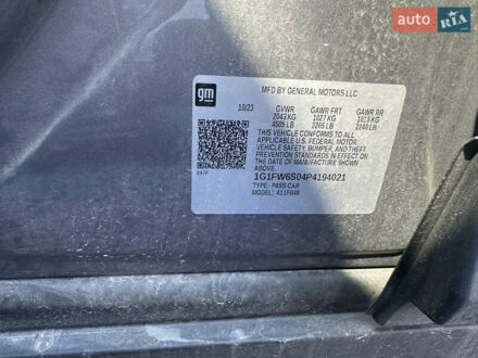 Сірий Шевроле Bolt EV, об'ємом двигуна 0 л та пробігом 4 тис. км за 11100 $, фото 1 на Automoto.ua