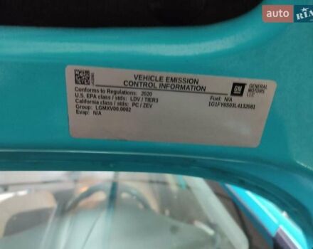 Синий Шевроле Bolt EV, объемом двигателя 0 л и пробегом 49 тыс. км за 16550 $, фото 89 на Automoto.ua