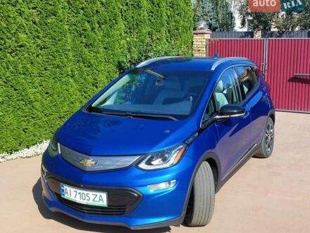 Синий Шевроле Bolt EV, объемом двигателя 0 л и пробегом 128 тыс. км за 13800 $, фото 1 на Automoto.ua