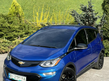 Синий Шевроле Bolt EV, объемом двигателя 0 л и пробегом 92 тыс. км за 13500 $, фото 1 на Automoto.ua