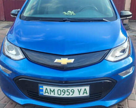 Синий Шевроле Bolt EV, объемом двигателя 0 л и пробегом 139 тыс. км за 14500 $, фото 1 на Automoto.ua