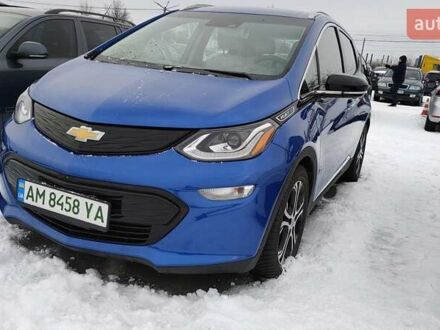 Синий Шевроле Bolt EV, объемом двигателя 0 л и пробегом 88 тыс. км за 16000 $, фото 1 на Automoto.ua