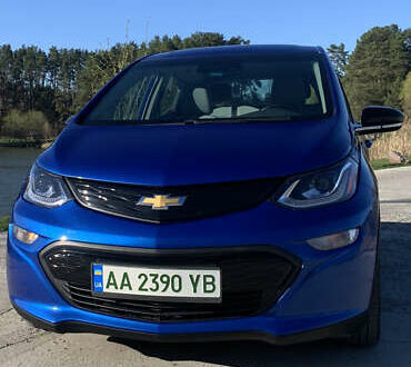 Шевроле Bolt EV 2021 в Киеве на Automoto.ua Синий Шевроле Bolt EV, объемом двигателя 0 л и пробегом 65 тыс. км за 18100 $, фото 1 на Automoto.ua
