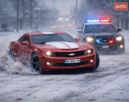 Красный Шевроле Камаро, объемом двигателя 3.56 л и пробегом 170 тыс. км за 8900 $, фото 1 на Automoto.ua