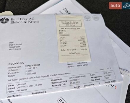 Белый Шевроле Каптива, объемом двигателя 2.2 л и пробегом 112 тыс. км за 13750 $, фото 121 на Automoto.ua