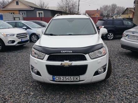 Белый Шевроле Каптива, объемом двигателя 2.2 л и пробегом 192 тыс. км за 12300 $, фото 1 на Automoto.ua