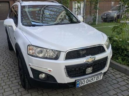 Белый Шевроле Каптива, объемом двигателя 2.38 л и пробегом 170 тыс. км за 9950 $, фото 1 на Automoto.ua