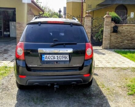 Черный Шевроле Каптива, объемом двигателя 2.4 л и пробегом 220 тыс. км за 6700 $, фото 1 на Automoto.ua