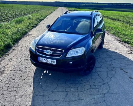 Черный Шевроле Каптива, объемом двигателя 2 л и пробегом 250 тыс. км за 7500 $, фото 1 на Automoto.ua