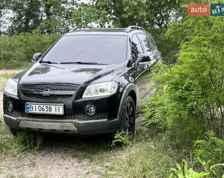 Черный Шевроле Каптива, объемом двигателя 2.4 л и пробегом 250 тыс. км за 8100 $, фото 6 на Automoto.ua