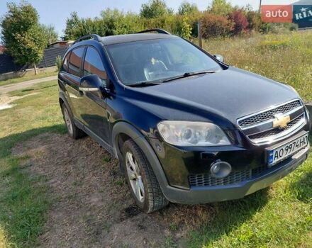 Черный Шевроле Каптива, объемом двигателя 2 л и пробегом 260 тыс. км за 8650 $, фото 9 на Automoto.ua