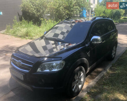 Черный Шевроле Каптива, объемом двигателя 1.99 л и пробегом 210 тыс. км за 9500 $, фото 2 на Automoto.ua
