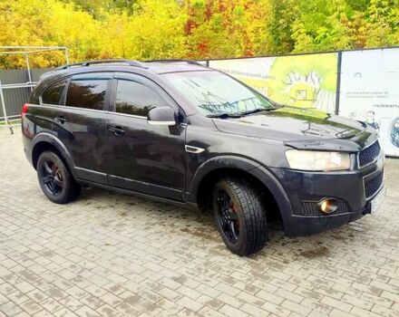 Черный Шевроле Каптива, объемом двигателя 2.2 л и пробегом 217 тыс. км за 10000 $, фото 11 на Automoto.ua