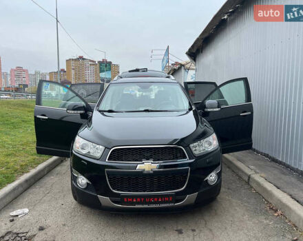 Черный Шевроле Каптива, объемом двигателя 2.2 л и пробегом 129 тыс. км за 12500 $, фото 72 на Automoto.ua