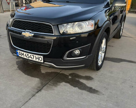 Черный Шевроле Каптива, объемом двигателя 2.2 л и пробегом 168 тыс. км за 13000 $, фото 1 на Automoto.ua
