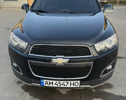 Черный Шевроле Каптива, объемом двигателя 2.2 л и пробегом 168 тыс. км за 13000 $, фото 2 на Automoto.ua