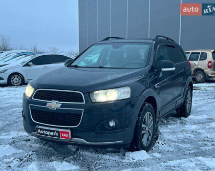 Черный Шевроле Каптива, объемом двигателя 2.2 л и пробегом 157 тыс. км за 12990 $, фото 1 на Automoto.ua