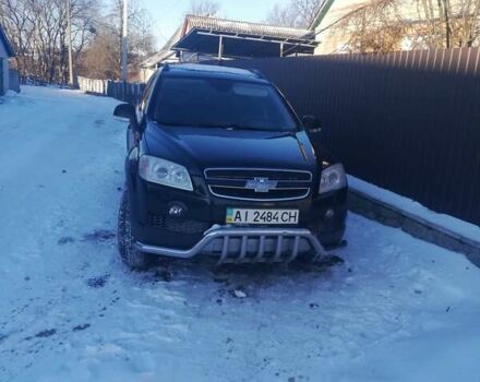 Черный Шевроле Каптива, объемом двигателя 2.4 л и пробегом 188 тыс. км за 9000 $, фото 1 на Automoto.ua