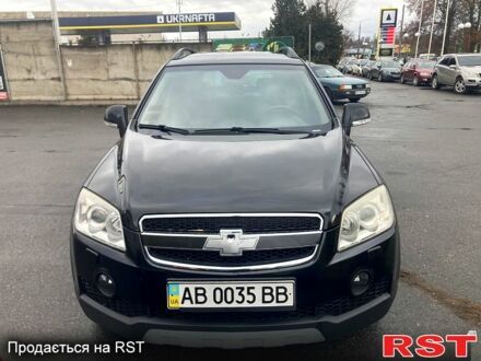 Черный Шевроле Каптива, объемом двигателя 2.4 л и пробегом 153 тыс. км за 7800 $, фото 1 на Automoto.ua