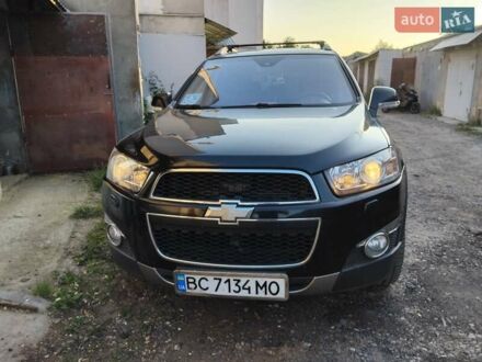 Черный Шевроле Каптива, объемом двигателя 2.23 л и пробегом 203 тыс. км за 10750 $, фото 1 на Automoto.ua