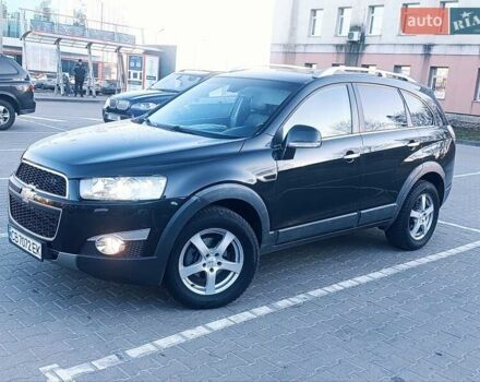 Черный Шевроле Каптива, объемом двигателя 2.2 л и пробегом 177 тыс. км за 11600 $, фото 1 на Automoto.ua