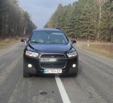 Черный Шевроле Каптива, объемом двигателя 2.2 л и пробегом 228 тыс. км за 9600 $, фото 1 на Automoto.ua