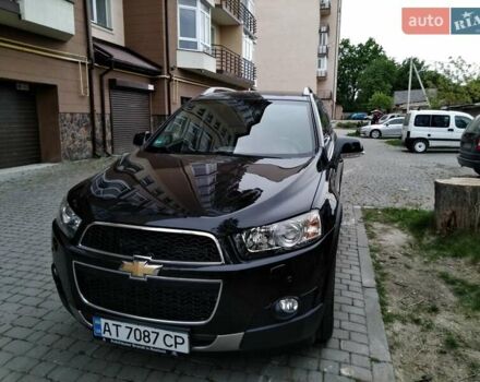 Черный Шевроле Каптива, объемом двигателя 2.2 л и пробегом 153 тыс. км за 12700 $, фото 1 на Automoto.ua