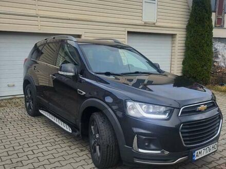 Черный Шевроле Каптива, объемом двигателя 2 л и пробегом 164 тыс. км за 13500 $, фото 1 на Automoto.ua