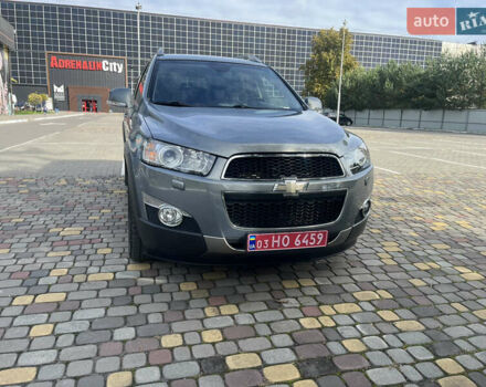 Серый Шевроле Каптива, объемом двигателя 2.2 л и пробегом 209 тыс. км за 12500 $, фото 9 на Automoto.ua