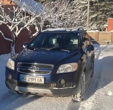Синій Шевроле Каптіва, об'ємом двигуна 2.4 л та пробігом 221 тис. км за 8000 $, фото 1 на Automoto.ua