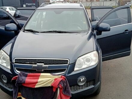 Синий Шевроле Каптива, объемом двигателя 2 л и пробегом 110 тыс. км за 6300 $, фото 1 на Automoto.ua