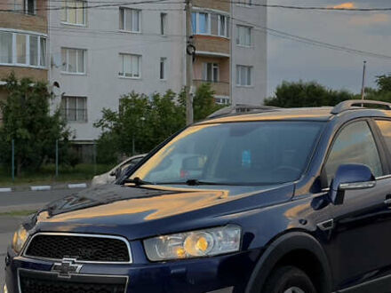 Синий Шевроле Каптива, объемом двигателя 2.23 л и пробегом 156 тыс. км за 12000 $, фото 1 на Automoto.ua